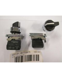 Rotary switch 2 positions/end f/cabinet