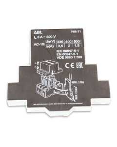 Auxiliary switch f/protect. motor switch MWC lateral 1NO 1NC