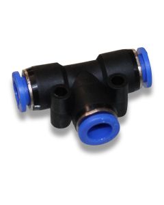 T-connector plastic, pluggable, for PE hose 8/6mm