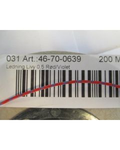 Cable Livy 0.5 Red/Violet