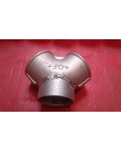 Y-Piece F/Drop Pipe galv
