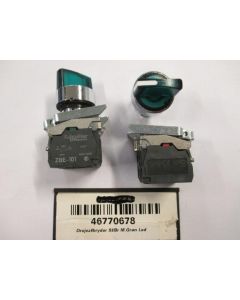 Rotary switch open/closed w/green cable