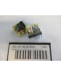Relay IDEC Black 2Pol DC 24V RJ2S-CL-D24