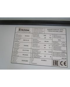 Control panel manure removal
