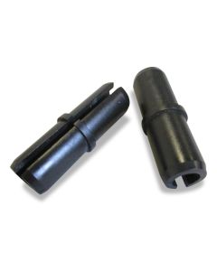 Coupling slotted PA6 f/tube 1"