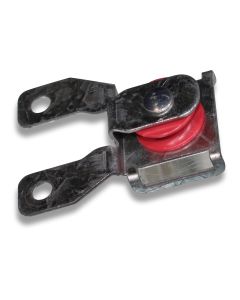 Pulley 7/8" 22.2mm plastic w/bracket f/traction rope NAT