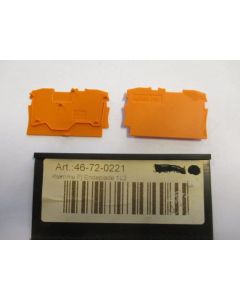 End-/Space Plate 1L2 orange