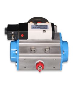 T-ball valve 1" right SST 24V 50Hz with pneum. drive