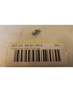 Lubricating nipple M6x0.75 H 1 straight