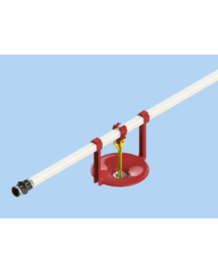Drinker10' EasyLine2.0 w/3 finishing cups l/alum rail