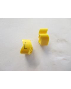 Cable noticeable clip 3-6 yellow/black L   diameter 8-16mm