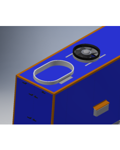 Heat exchanger Earny type 20,000 right& piping on top