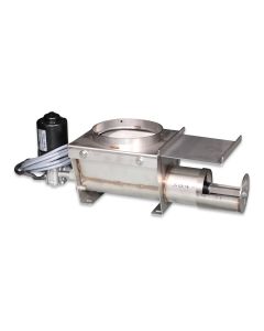 Auger with flow protection for dry feed 24V DC