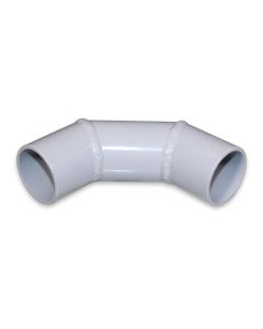 Bend 90deg aluminium 1 1/2" for ribbed tube