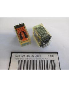 Relay IDEC Black 4Pol AC 24V RU4S-A24
