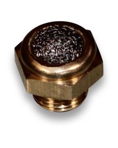 Silencer 1/8" brass w/SST wire mesh 2901-1/8