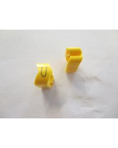 Cable noticeable clip 3-6 yellow/black U   diameter 8-16mm