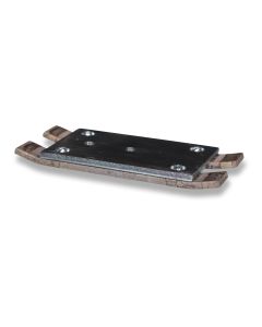 Guide plates with base plate for guide shoe SF/MPF