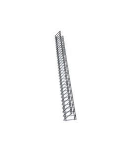 Grille FO-44x65-1487 with 2    longit. wires for regul.troug