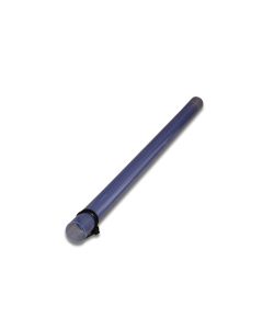 Drop pipe telescopic 70/75x2800 transparent w/tension ring