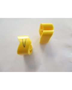 Cable noticeable clip 3-6 yellow/black V   diameter 8-16mm