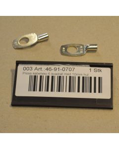 Yoke Cable Eye 6 quatrat w/10mm hole