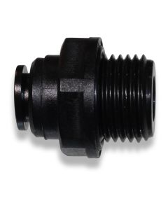 Straight screw-in screw union POM 10mm hose plug 1/2" OT