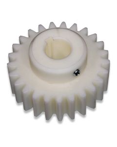 Cog wheel t25 bore 20 POM mod3 incl keyway & thread M5