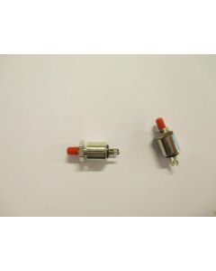Push-button D5mm red f/soldering