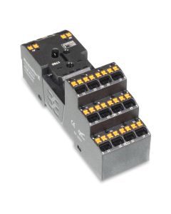 Socket f/relay 4-pin SCM 4CO P push in