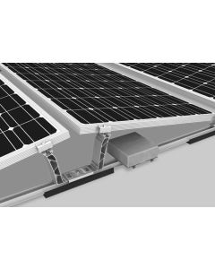 Elevation f/solar module on flat roof K2 D-Dome V 10° Set