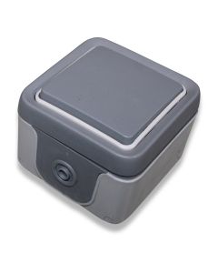 Change-over switch  on-wall  IP44 gray
