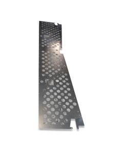 Sheet metal partition upper tier Step 24-N-21 V16 w/holes Bo