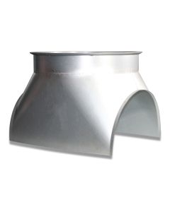 Connection piece 90deg NW500 with flange onto 500