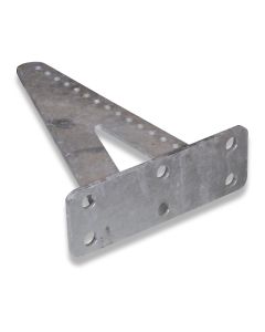 Wall bracket suspension for ribbed tubes 300 for 2 rows