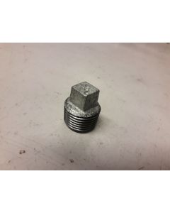 Plug 1/2" galv.
