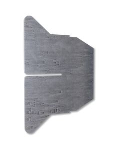 Baffle plate lower for feeding hopper 3 components