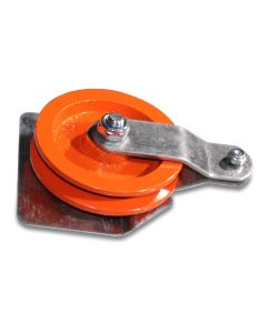 Pulley 3 1/2" 89mm cast iron cpl galv AMX