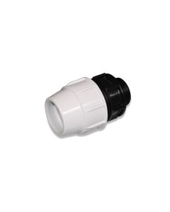 Adapter union PP 75x 2 1/2"m NP10 f/PE-pipe
