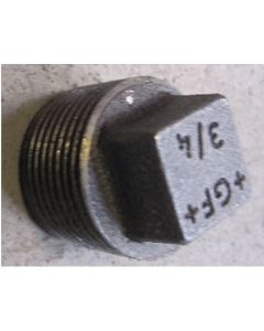Plug S. ¾" black