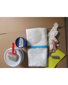 Repair set f/glass fibre tank