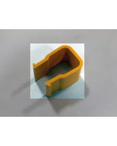CLIP,PLST,NIP PIPE,YELLOW