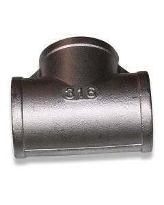 T-piece 1" x 1" x 1" No 130 SST