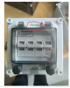 Isolator switch  IP67 4P 16A with 3position