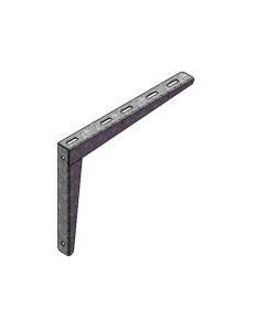 Wall bracket for 2 pipes