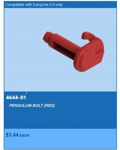 Pendulum bolt L4644-01 for Penduval 2 / Pekino 2