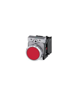 Red NC button siemens 3SU11000AB201CA0