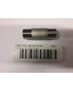 Nipple pipe 1/2"x60mm SST