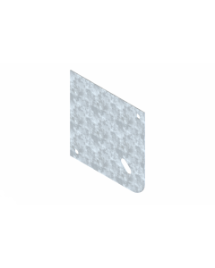 Mounting Plate Side for Shutter PVC VSK Galv