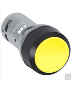 Button without lamp yellow 1NO ABB CP1-10Y-10
